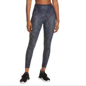 NWT Spanx Reptile 7/8 High Waist Leggings Navy Booty Boost Collection